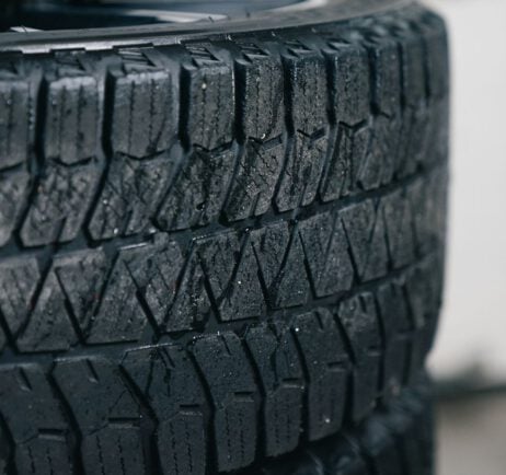 OCTOPS quality control monitoring a manufactured tire